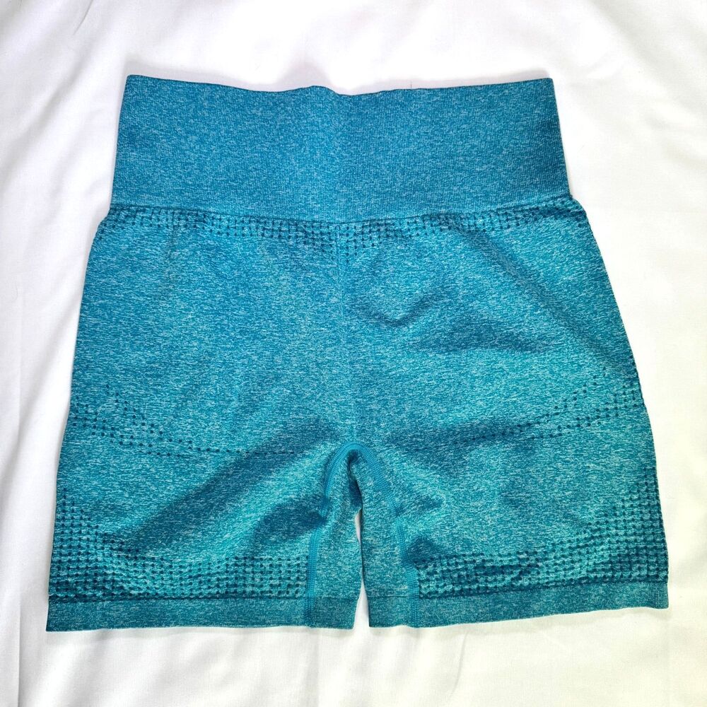 High Waisted Workout Shorts Gym Running Yoga Stretchy 5 Inch Women's Size Large - Picture 6 of 6